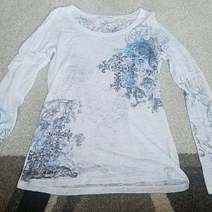 Maurices long sleeve burn out